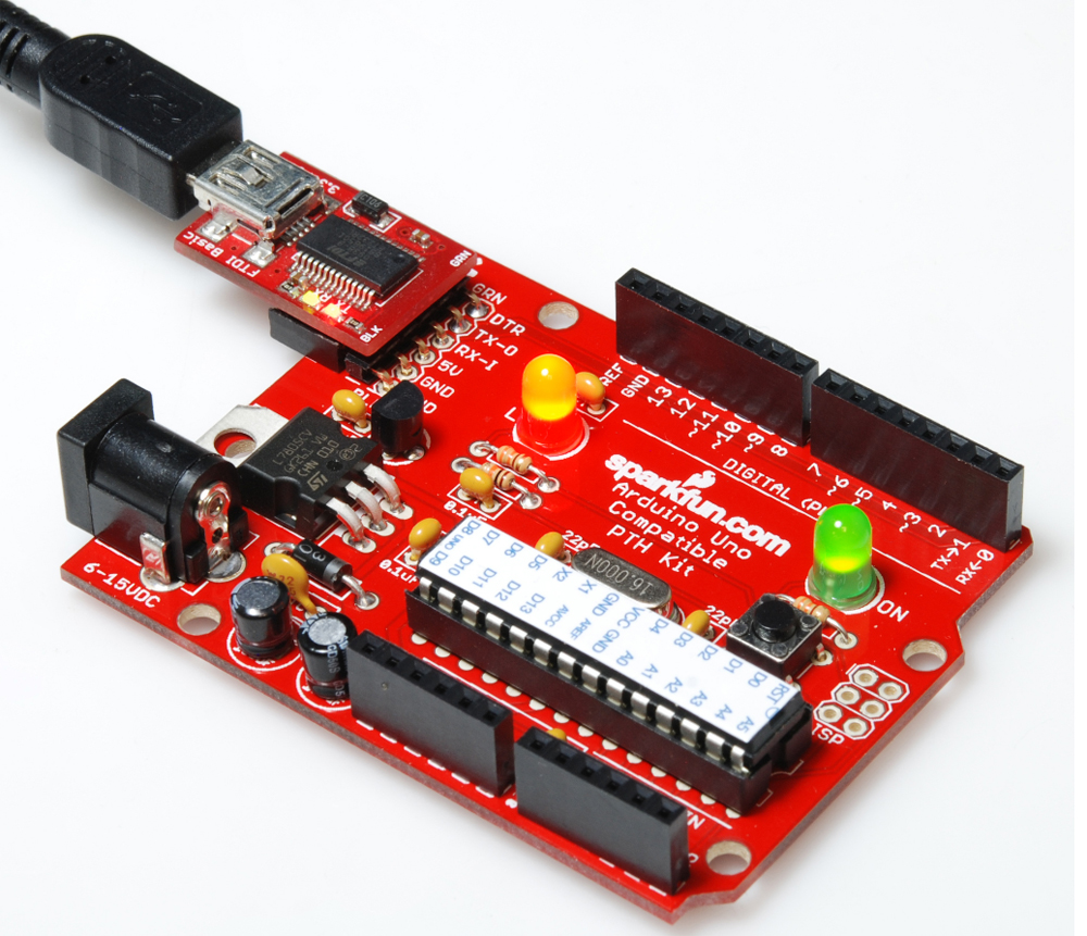 SparkFun RedBoard - Breadboard Kit - DEV-11038 - SparkFun Electronics